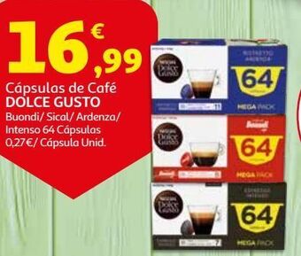 Auchan Cápsulas dolce gusto promoção