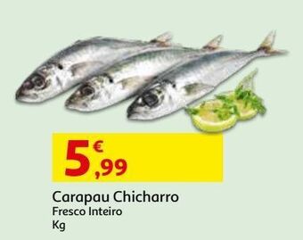 Auchan Carapau chicharro:fresco inteiro kg promoção