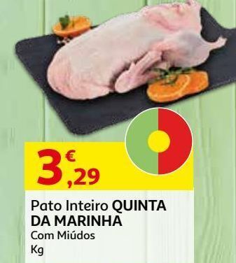 Pato inteiro qtª da marinha:c/miudos kg
