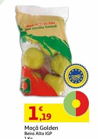 Auchan Maçã golden:beira alta igp 1 kg promoção