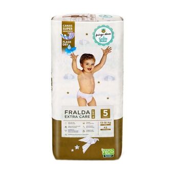 Pingo Doce Fraldas extra care & dry tamanho 5 (13-18 kg) pingo doce - 42 un promoção