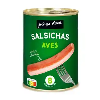 Pingo Doce Salsichas de aves pingo doce - 8 un promoção