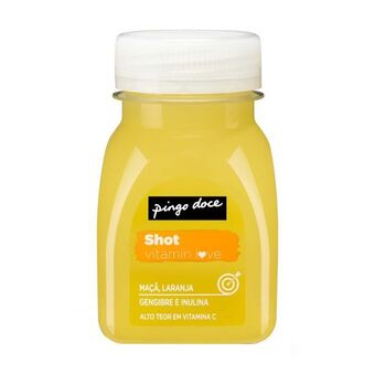 Pingo Doce Shot de laranja e gengibre vitamina pingo doce promoção