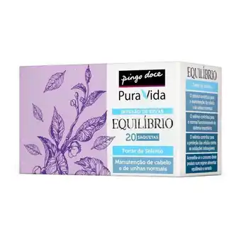 Pingo Doce Infusão de ervas equilíbrio pura vida promoção