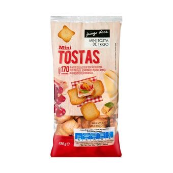Pingo Doce Mini tostas de trigo pingo doce promoção
