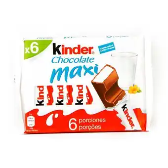 Pingo Doce Barras de chocolate maxi kinder promoção