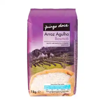 Pingo Doce Arroz agulha basmati pingo doce promoção