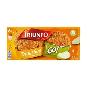 Pingo Doce Bolachas digestive go de maçã triunfo - 6 saquetas promoção