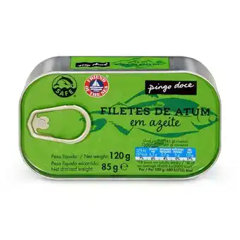 Pingo Doce Atum filete em azeite pingo doce promoção