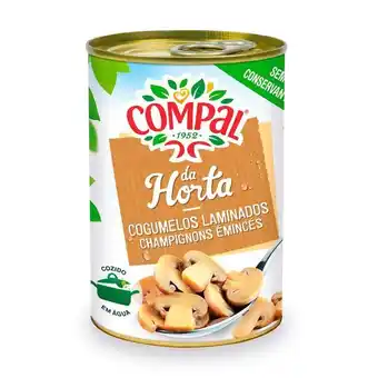 Pingo Doce Cogumelos laminados compal promoção