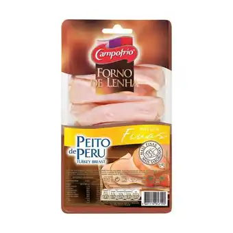 Pingo Doce Fiambre de peito de peru fatias finas forno de lenha campofrio promoção