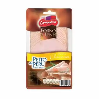 Pingo Doce Fiambre de peito de peru forno de lenha fatias campofrio promoção
