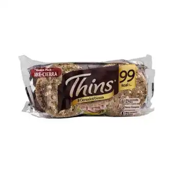 Pingo Doce Pão sandwich thins 8 cereais bimbo promoção