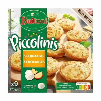 Pingo Doce Mini pizza piccolinis 3 queijos buitoni promoção