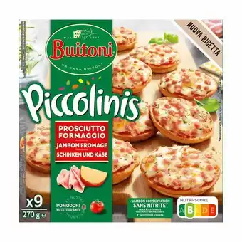 Pingo Doce Mini pizza piccolinis queijo e fiambre buitoni promoção