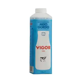 Pingo Doce Leite pasteurizado meio gordo vigor promoção