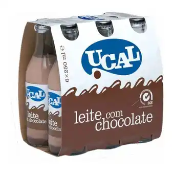 Pingo Doce Leite uht achocolatado ucal - pack 6 promoção