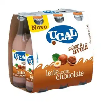 Leite uht achocolatado e avelã ucal - pack 6