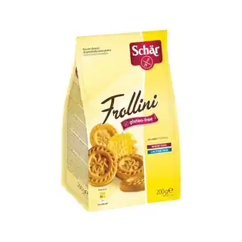 Bolachas frollini sem glúten com mel schär