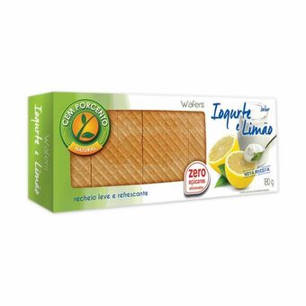 Pingo Doce Bolachas wafer de iogurte e limão cem porcento promoção