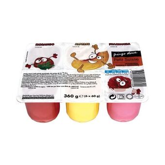 Pingo Doce Iogurte petit suisse de morango framboesa e alperce pingo doce - pack 6 promoção