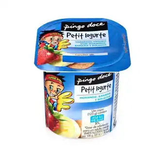 Pingo Doce Iogurte de morango banana e bolacha pingo doce (min. 4 un) promoção