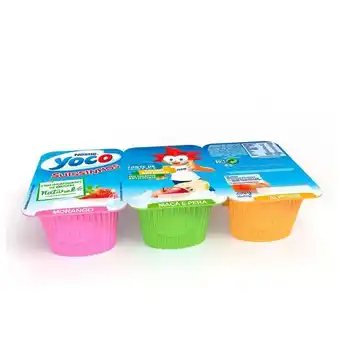 Pingo Doce Queijinhos de frutas variadas alperce maçã pêra e morango suissinho yoco - pack 6 promoção