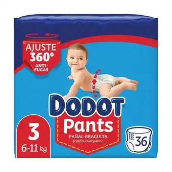 Pingo Doce Fraldas-cueca tamanho 3 (6-11kg) dodot - 36 un promoção