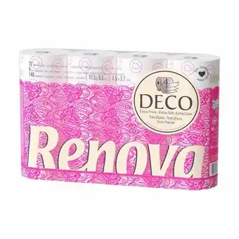Pingo Doce Papel higiénico deco 4 folhas renova - 12 rolos promoção