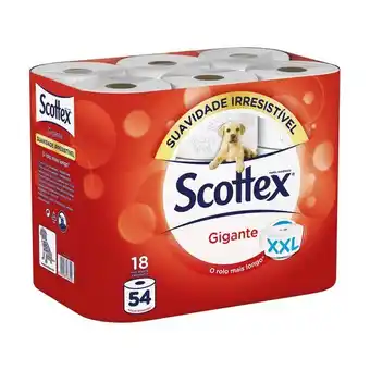 Pingo Doce Papel higiénico gigante scottex - 18 rolos promoção