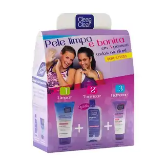 Pingo Doce Conjunto de pele limpa e bonita clean & clear promoção