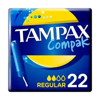 Pingo Doce Tampão com aplicador compak regular tampax promoção