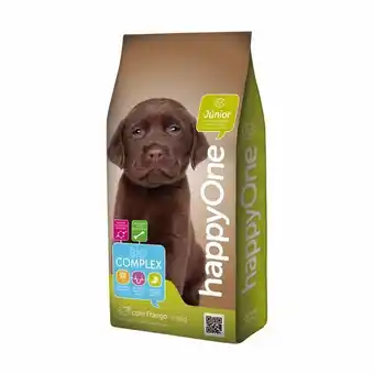 Pingo Doce Ração seca para cão júnior sabor frango happyone promoção