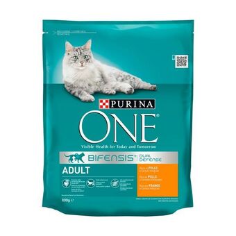 Pingo Doce Ração seca para gato adulto sabor frango bifensis purina one promoção