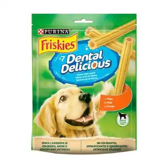 Pingo Doce Snack para cão médio com frango dental delicious friskies promoção