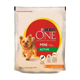 Pingo Doce Ração seca para cão mini sabor frango e arroz active purina one promoção