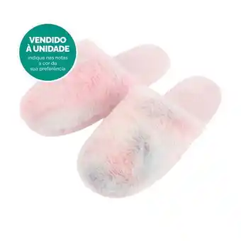 Pingo Doce Chinelos de pêlo tom & rose promoção