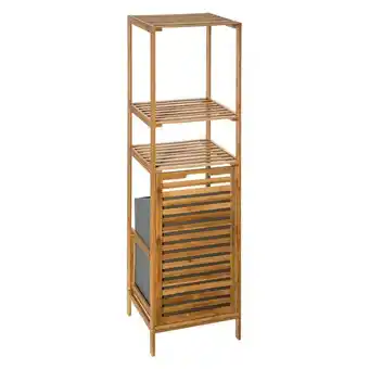Hôma Estante wc com cesto para roupa promoção