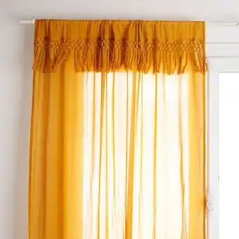 Hôma Cortina com franja wonderly ocre promoção