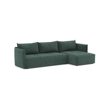 Hôma Sofá bali com chaise longue verde promoção