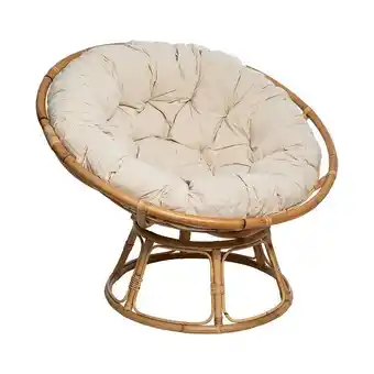 Hôma Cadeirão papasan bambu natural promoção
