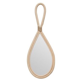 Hôma Espelho em forma de gota em rattan promoção