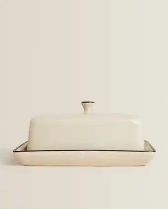ZARA HOME Manteigueira grés fio contraste promoção