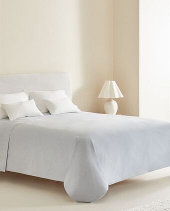 ZARA HOME (180 fios) capa de edredão percal promoção