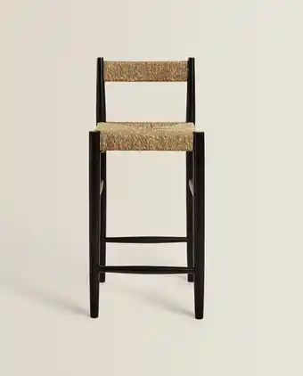 ZARA HOME Banco alto entrançado promoção