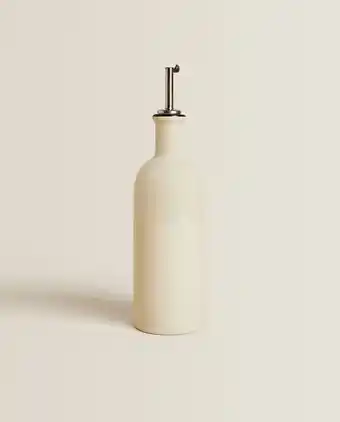 ZARA HOME Galheta de azeite grés fio contraste promoção