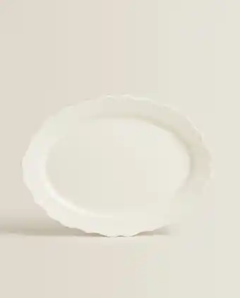 ZARA HOME Travessa louça borda relevo promoção