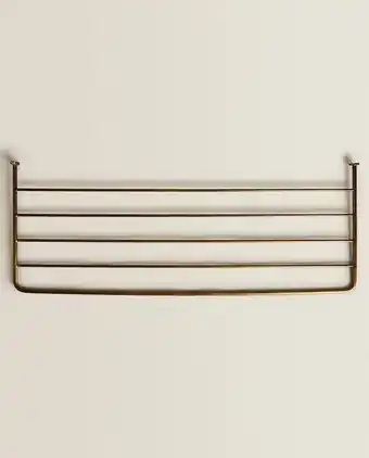 ZARA HOME Prateleira aço dourado promoção