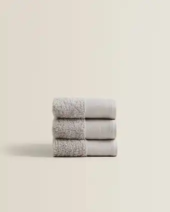 ZARA HOME Toalha de bidé algodão promoção