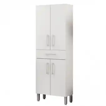 Coluna de casa de banho teckno (4 portas + 1 gaveta)